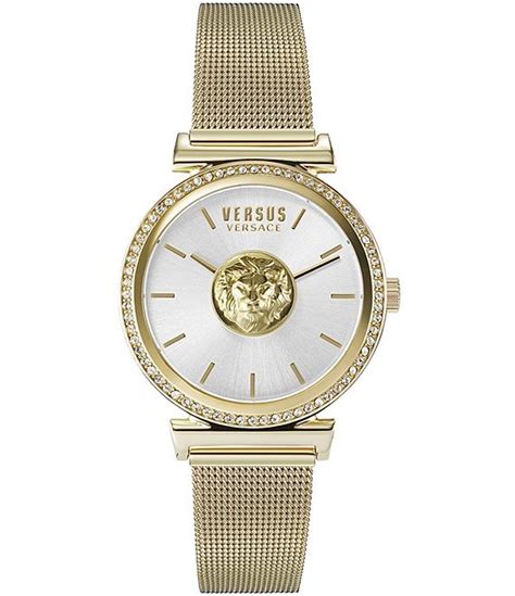 Versace Versus By Versace Women's Brick Lane Crystal Analog 